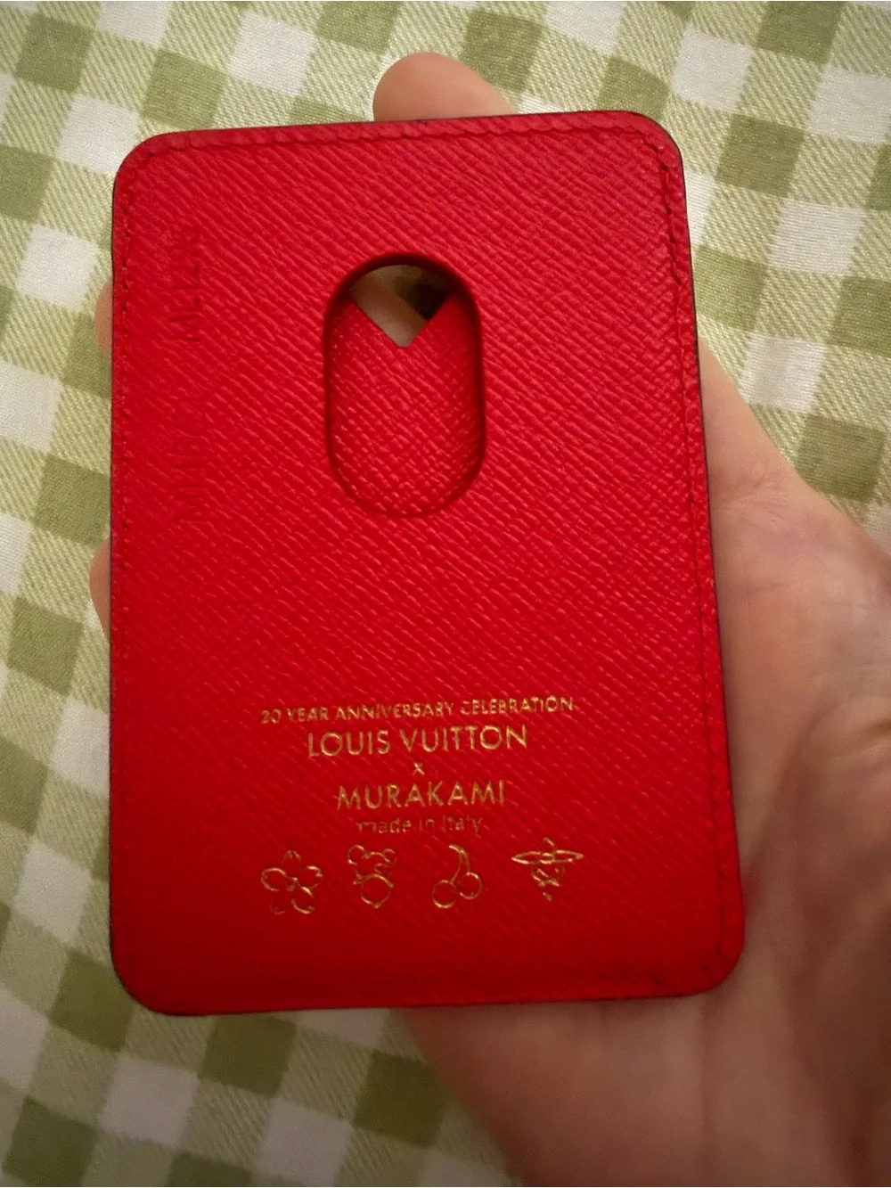 LV x Murakami Magnetic card case